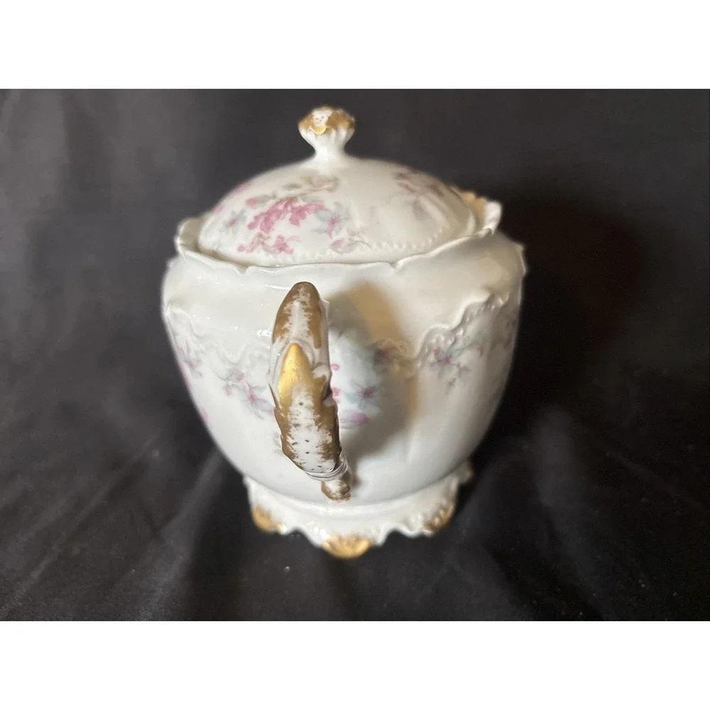 Theodore Haviland Limoges France Large Covered Sugar Bowl